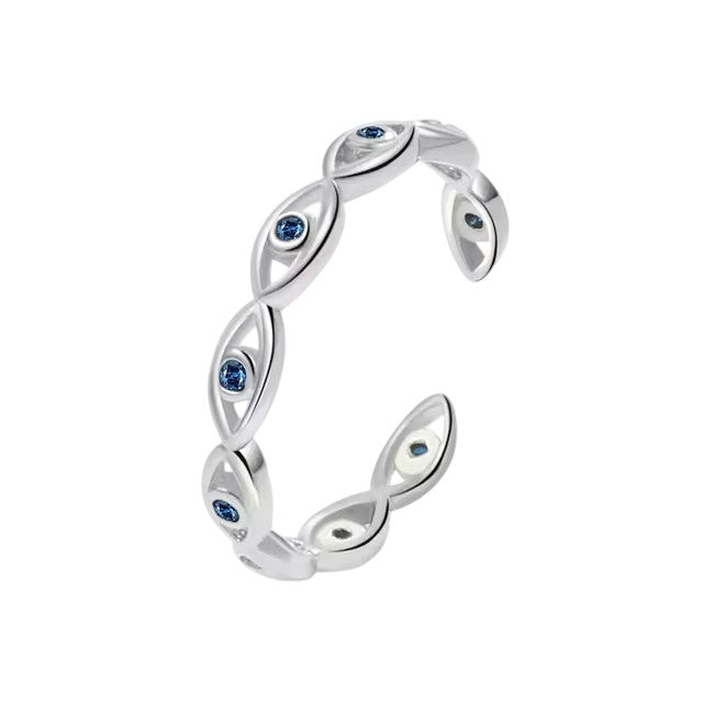 Anillo Ojo Azul Turco de la Suerte